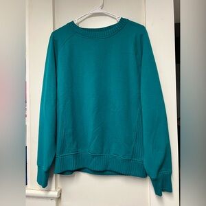 Women's Teal Crewneck Sweater
